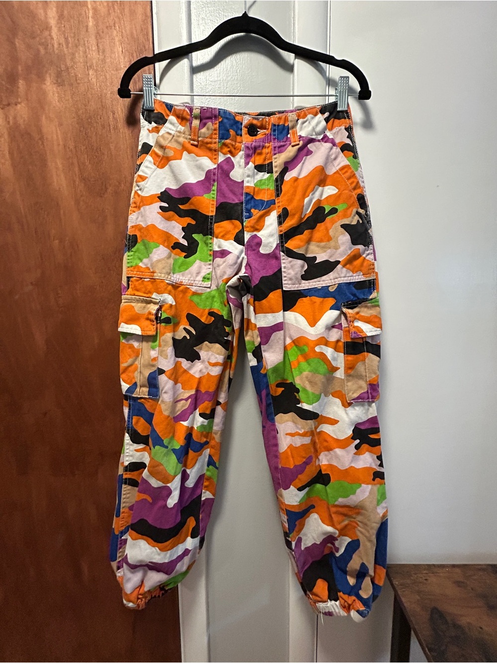 Multicolored camo pants